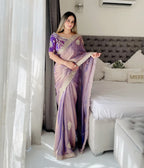 Embroidery Work Trending Saree