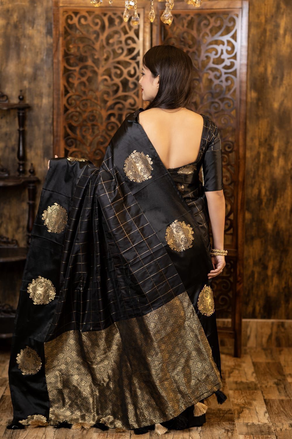 Soft Silk Saree Special Black Edition