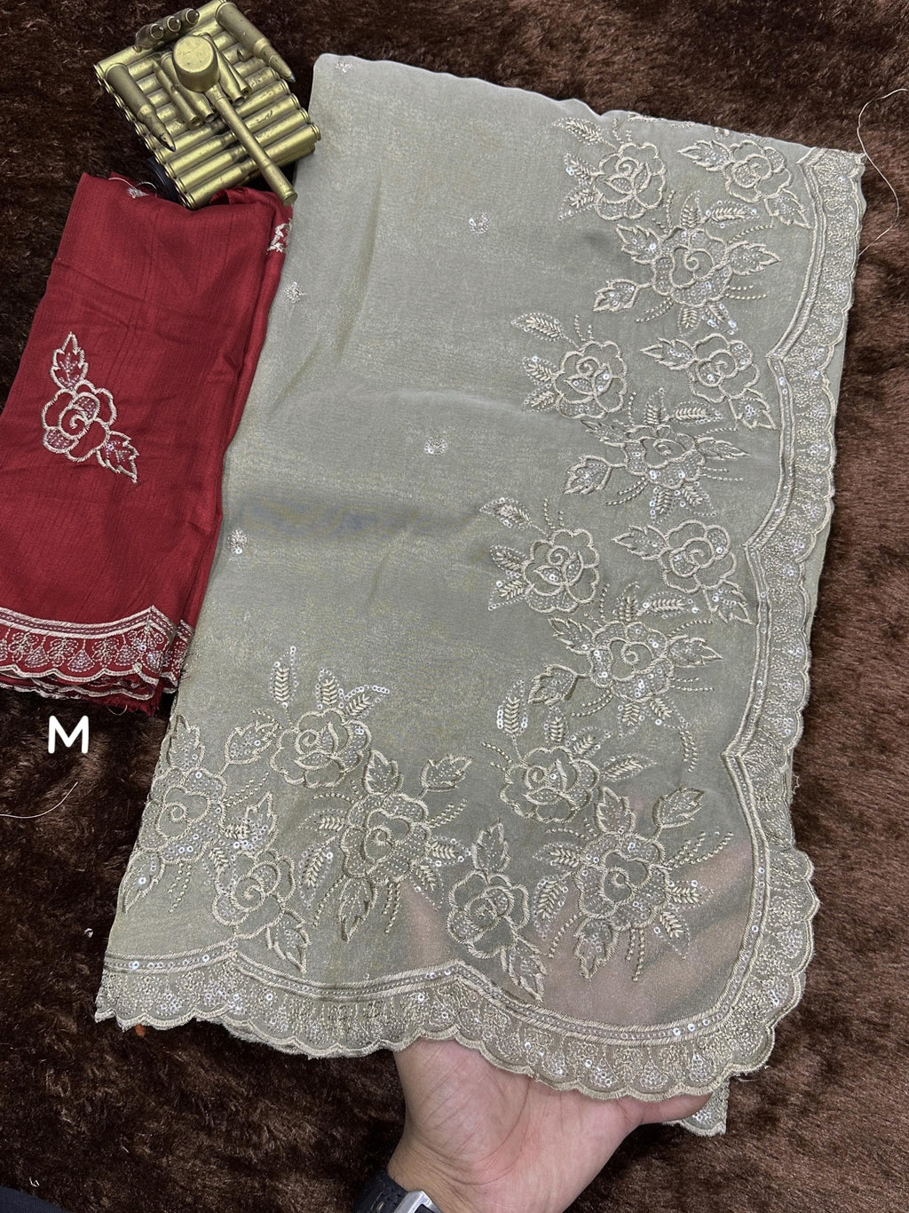 TASPA ORGANZA COTTON SAREE