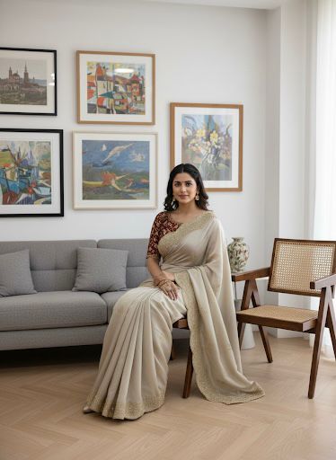 Pure Soft Rangoli Silk Saree