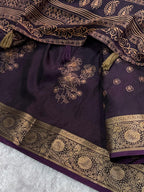 Motif Styled Printed Cotton Saree