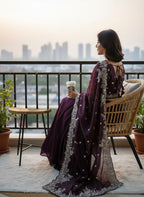 SOFT SPACE SILK SATIN CRUSH SAREE