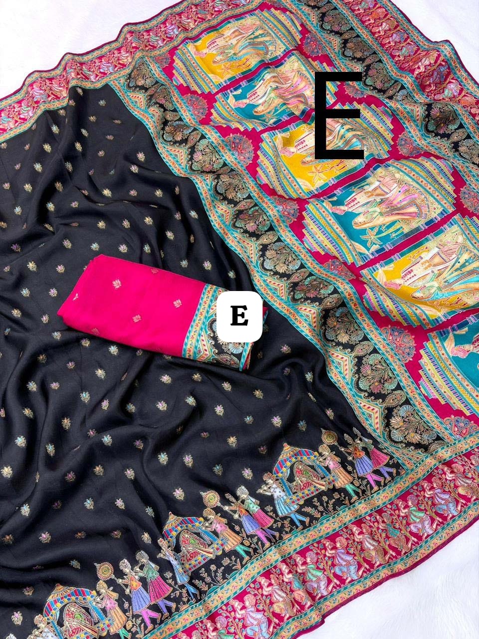 Special Makarsankranti Black Saree Collection