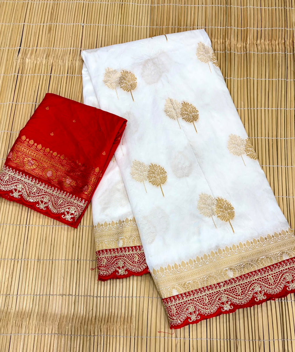 DURGA POOJA SPECIAL PURE KHADHI SAREE