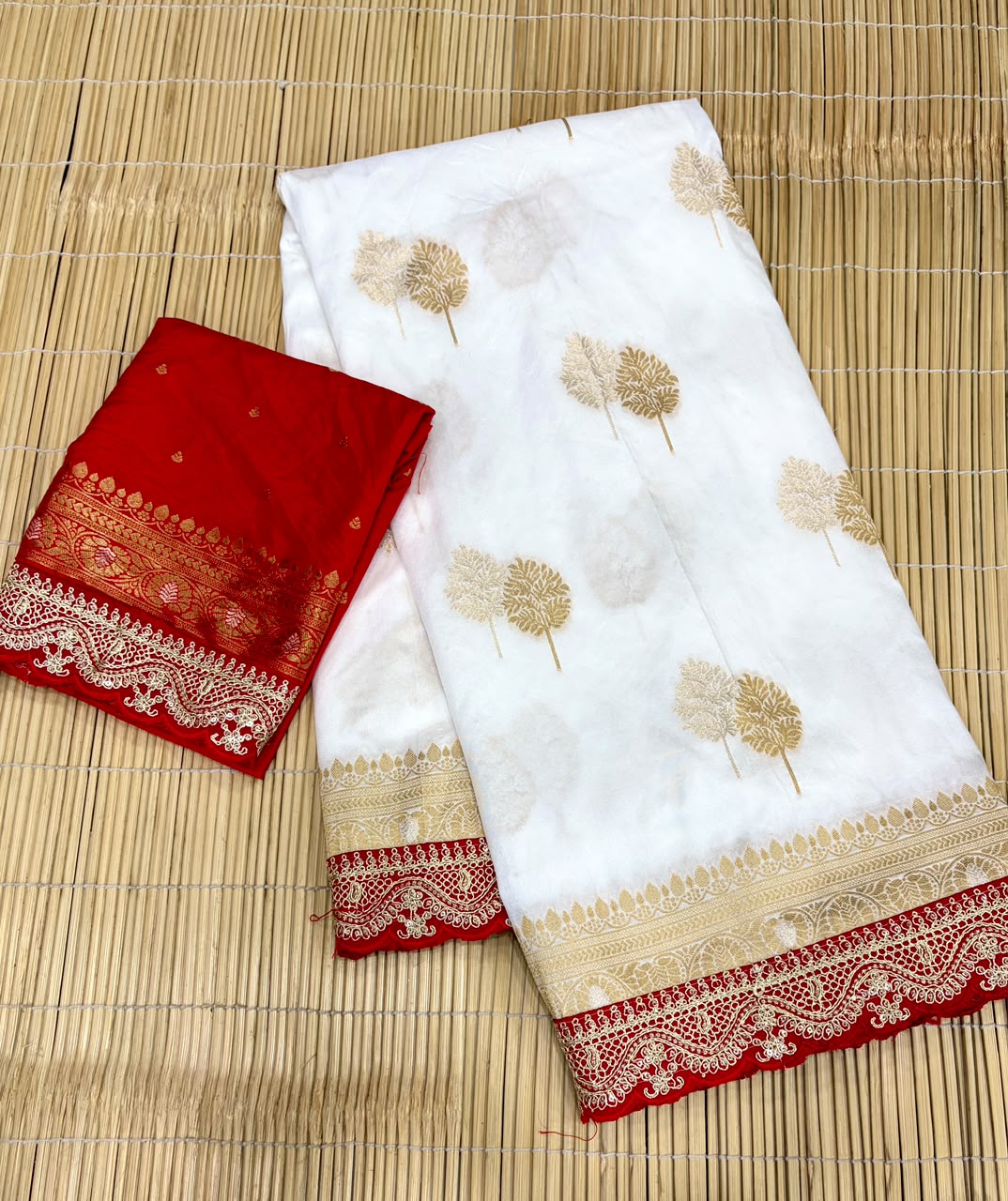 DURGA POOJA SPECIAL PURE KHADHI SAREE