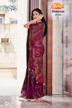 3D VELVETTE SILK SAREE