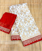 DURGA POOJA SPECIAL PURE KHADHI SAREE