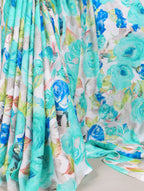 Soft Touch Of Silk Floral Print Saree