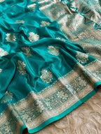 soft banarasi mashru satin silk saree