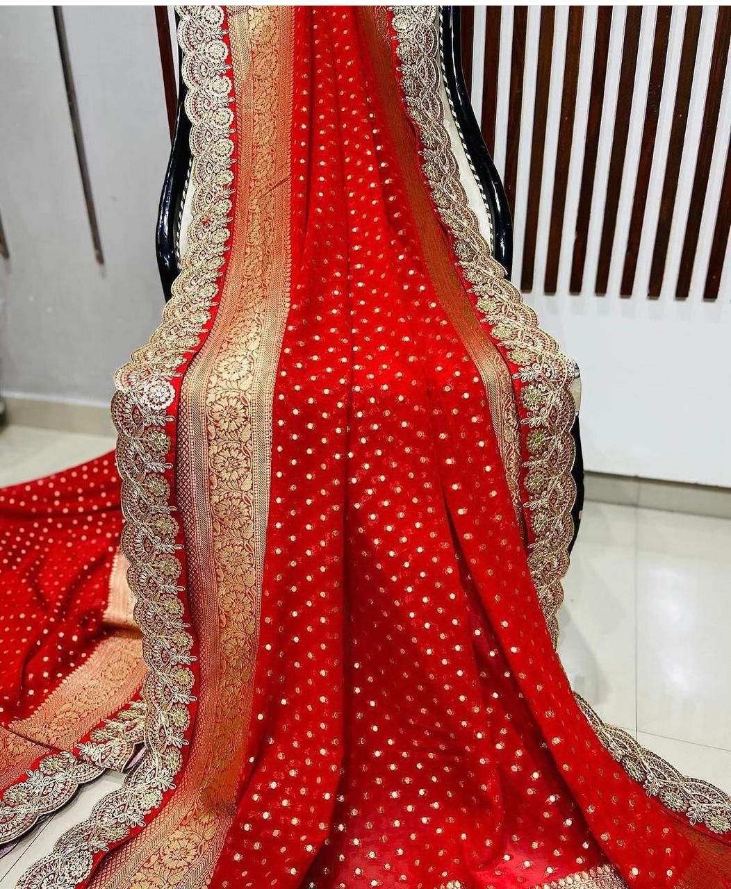 Pure Crepe Khadi Silk Pattu Saree