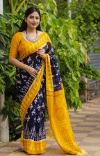 Plain Digital Print Saree