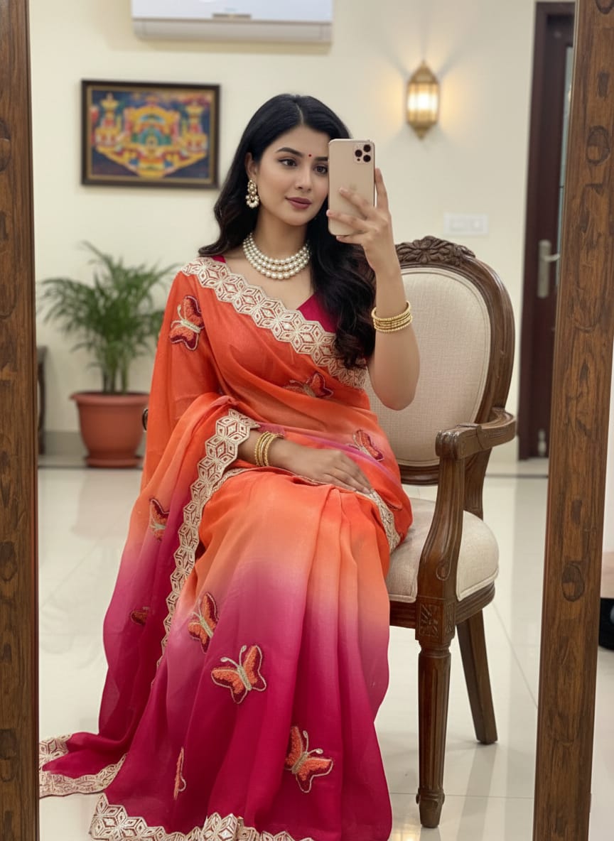 2D Fendy Peding Saree