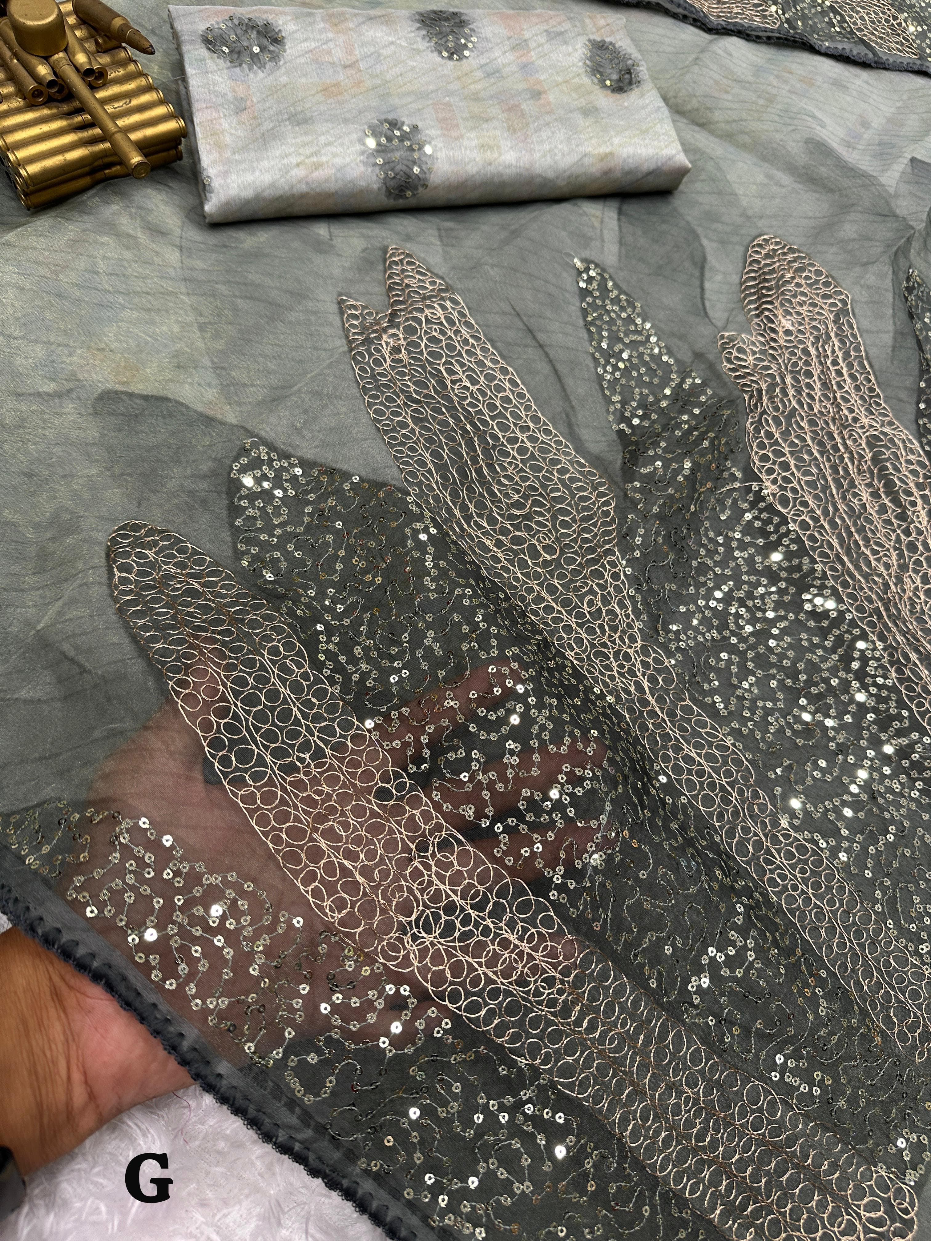 Pure Tissue Organza Saree