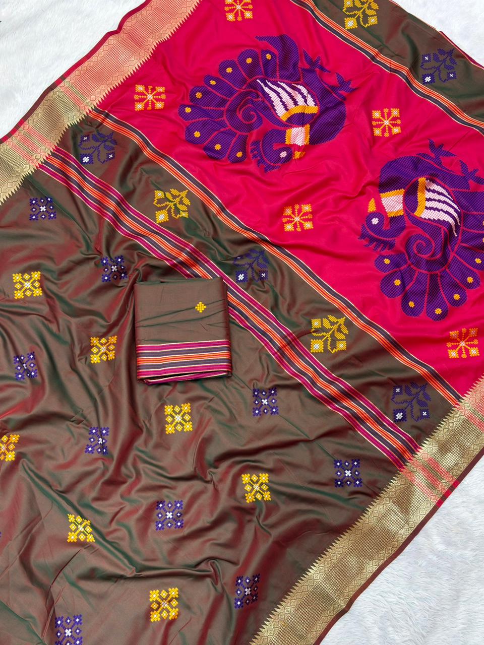 Handloom Patola Silk Saree