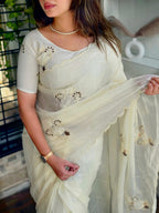 White Lily Crystal Silk