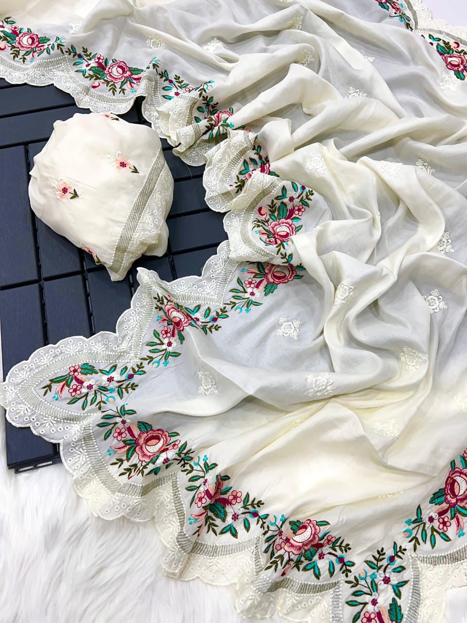 PURE TUSSER SILK SAREE