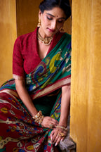 VIRANSHI KALAMKARI PRINT SAREE