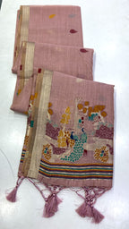 Munga Cotton Saree with Weaving Design