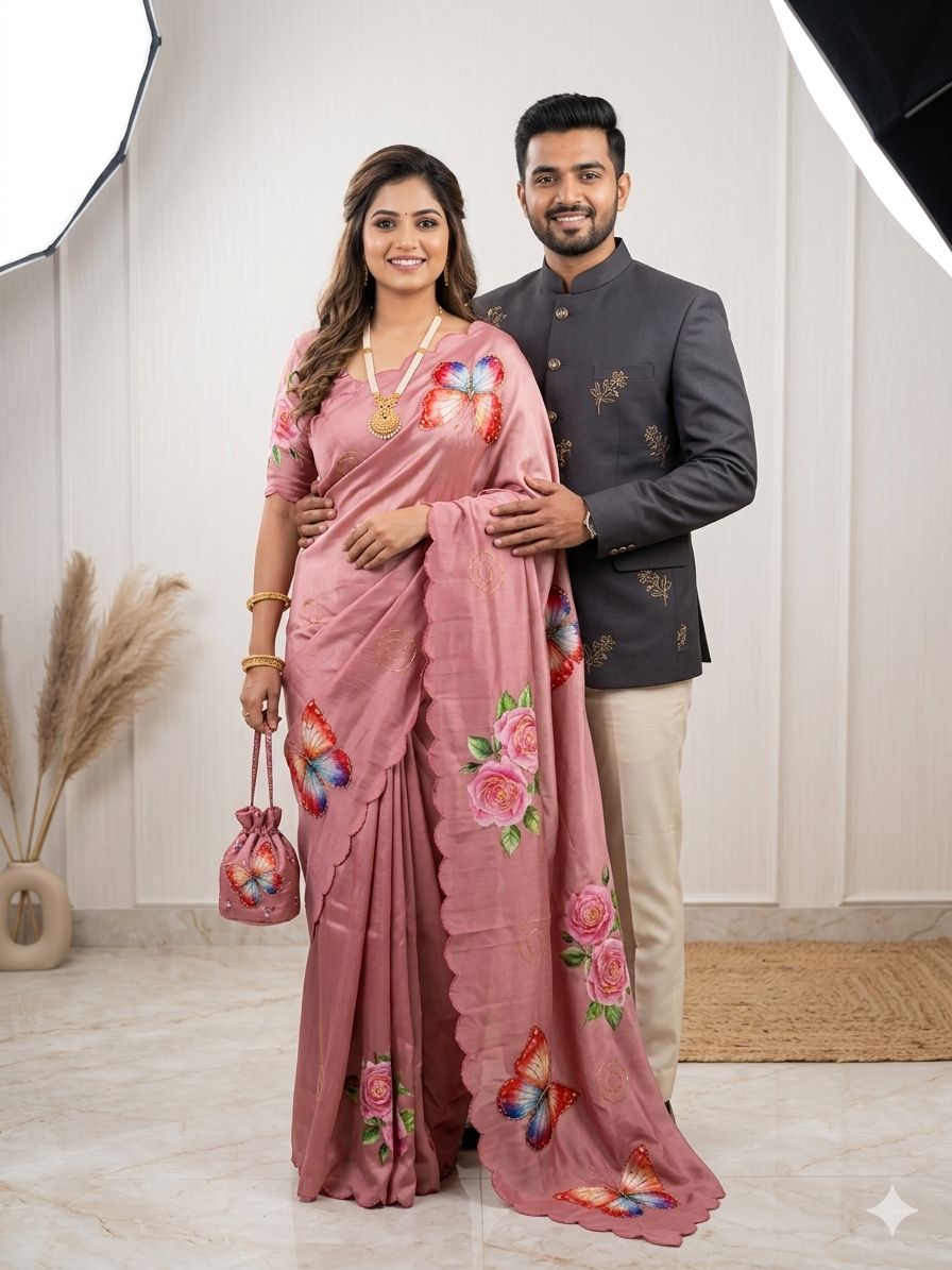 Pure Malai Silk Saree