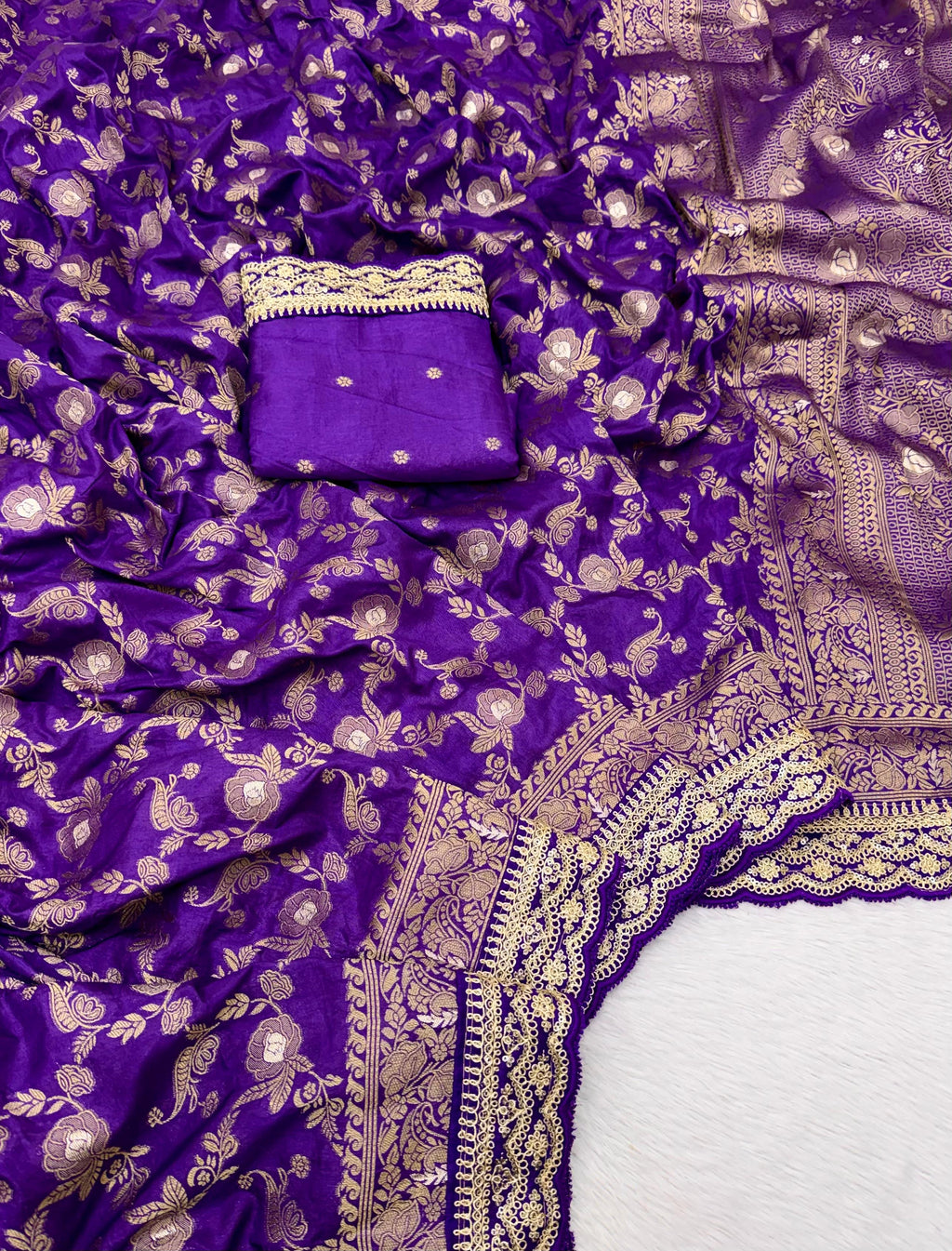 Charming Pure Khadi Saree