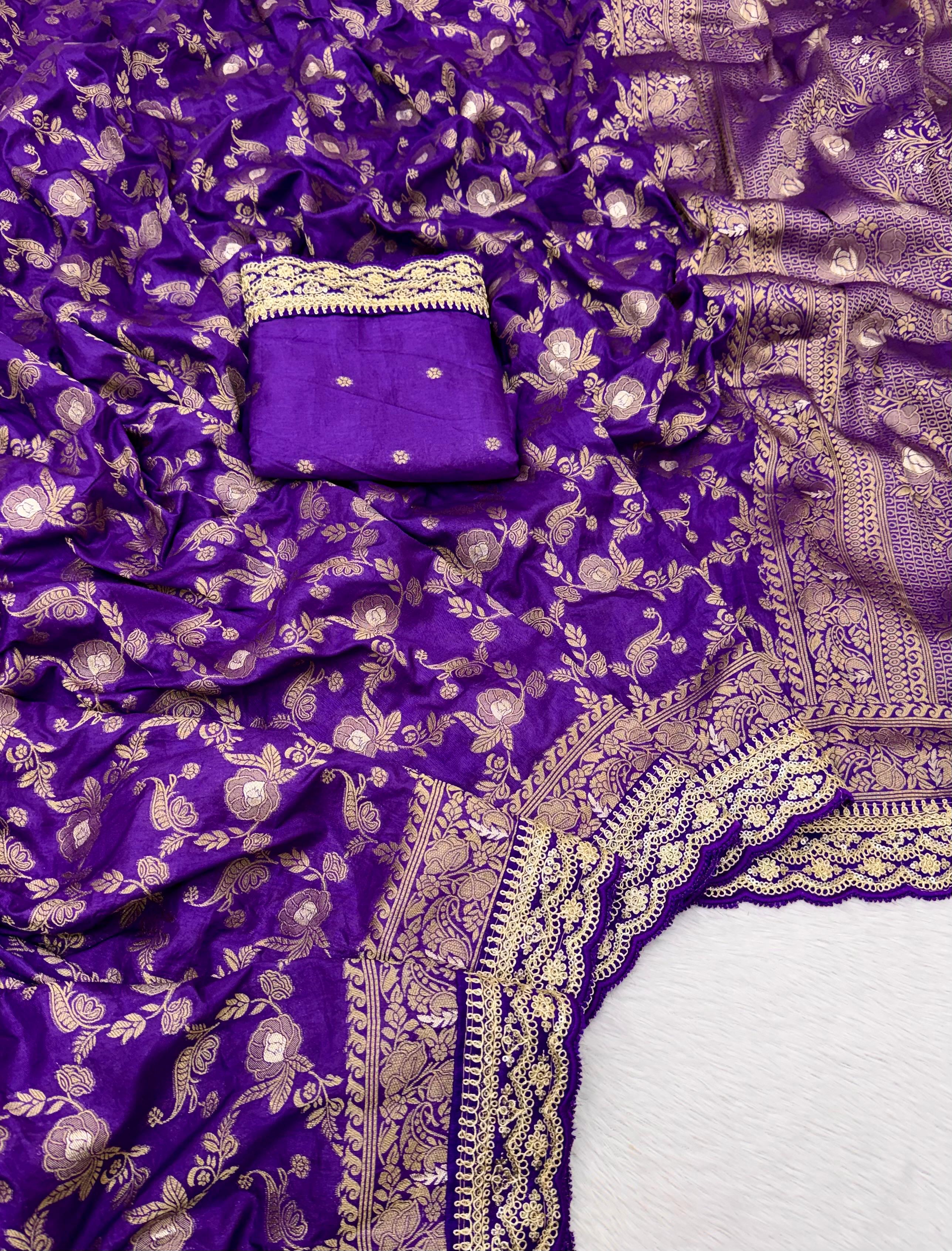 Charming Pure Khadi Saree
