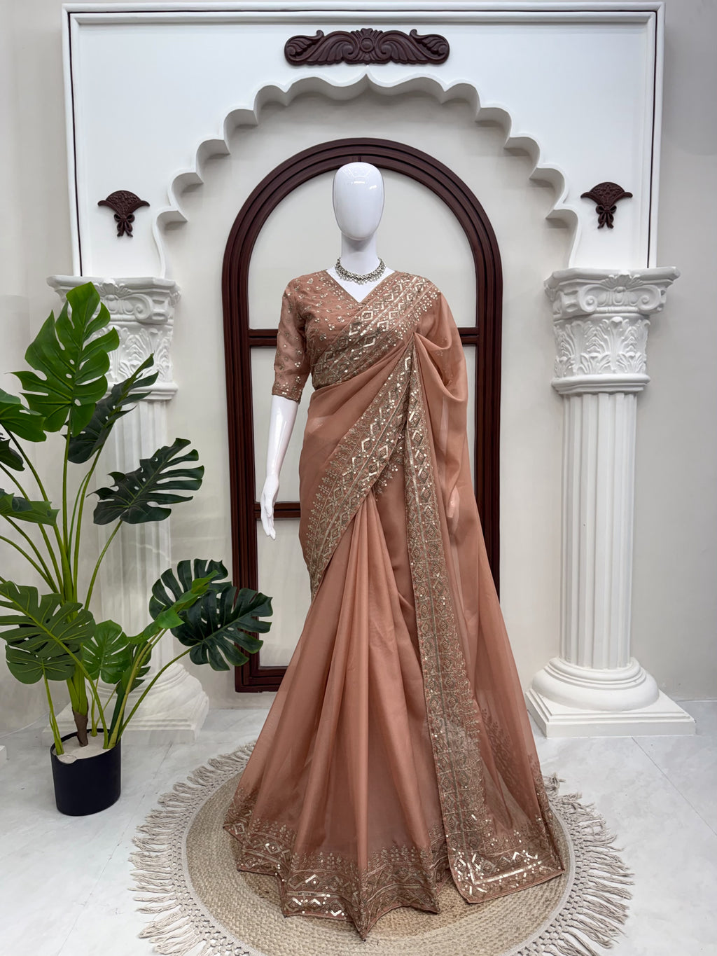 Wedding special Tibby Silk Designer Saree