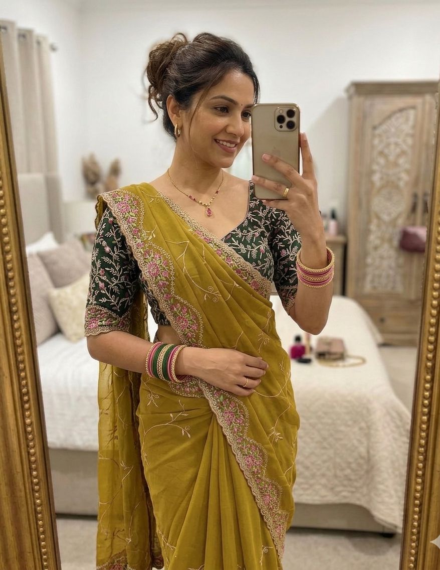 Star Georgette Saree