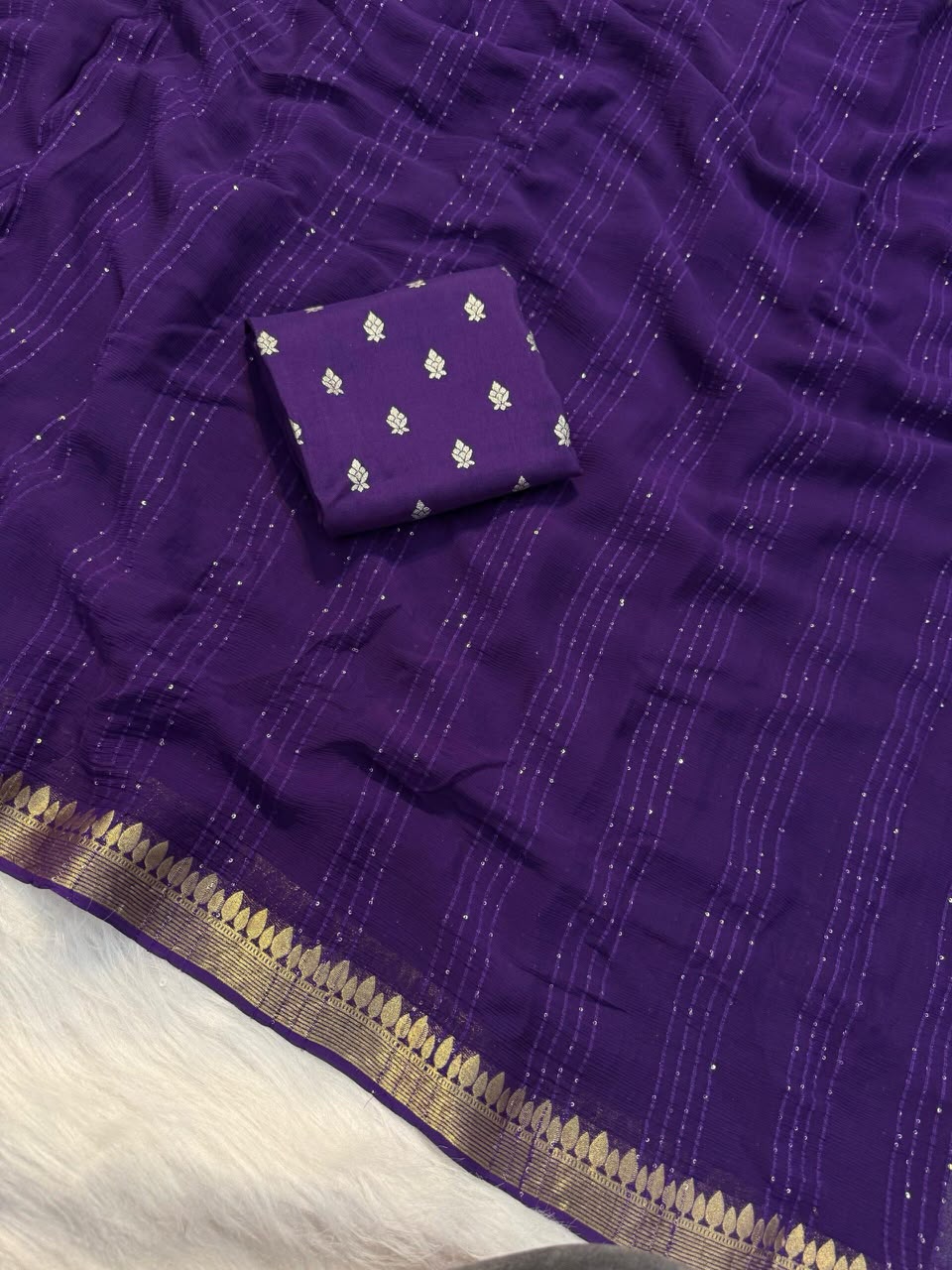 Viscose Georgette Saree