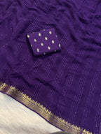 Viscose Georgette Saree