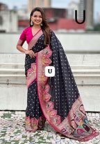 Special Makarsankranti Black Saree Collection