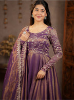 Heavy Cosmos Silk Material Anarkali Suit