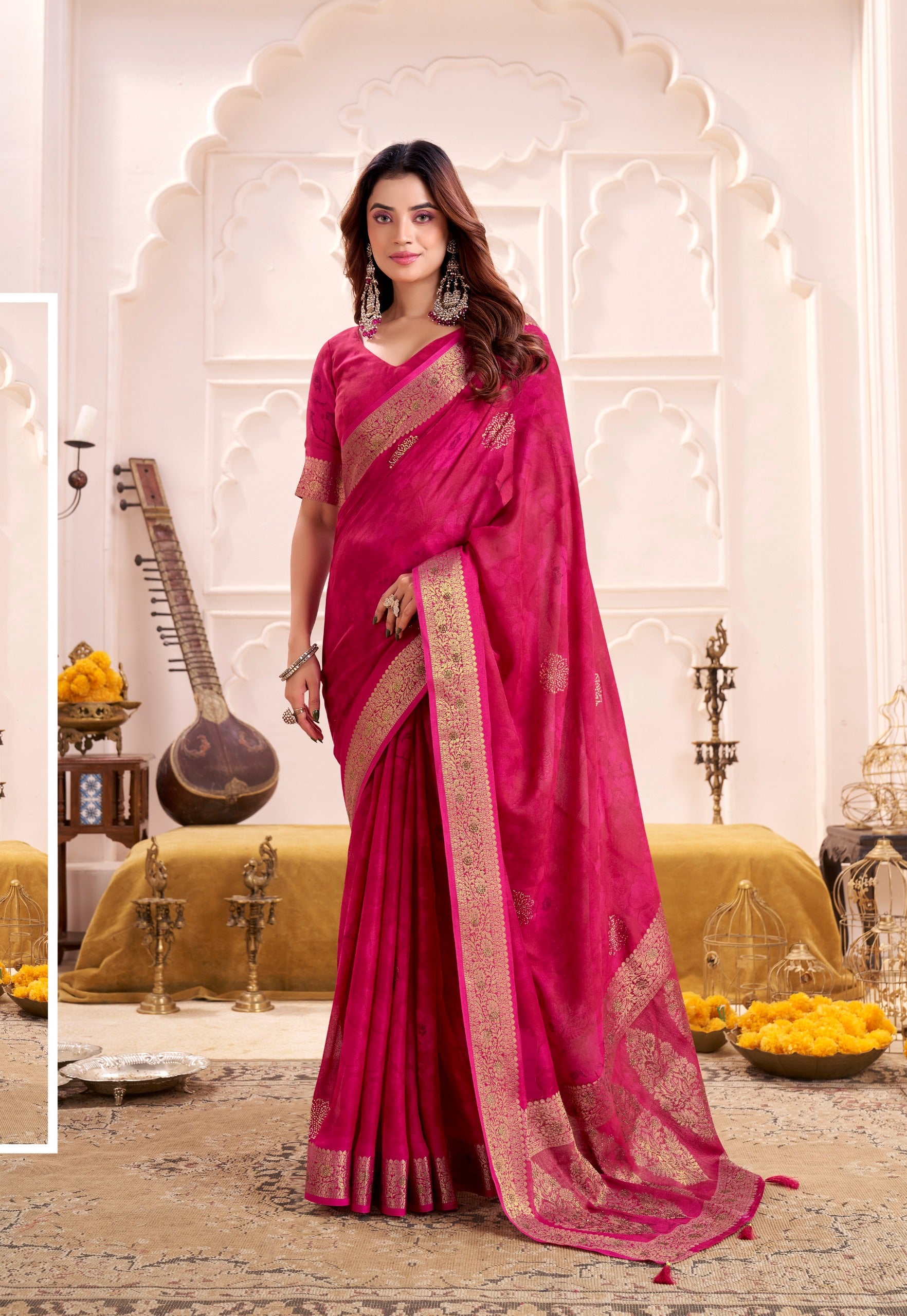 SUPERHIT JEQUARD PALLU SAREE