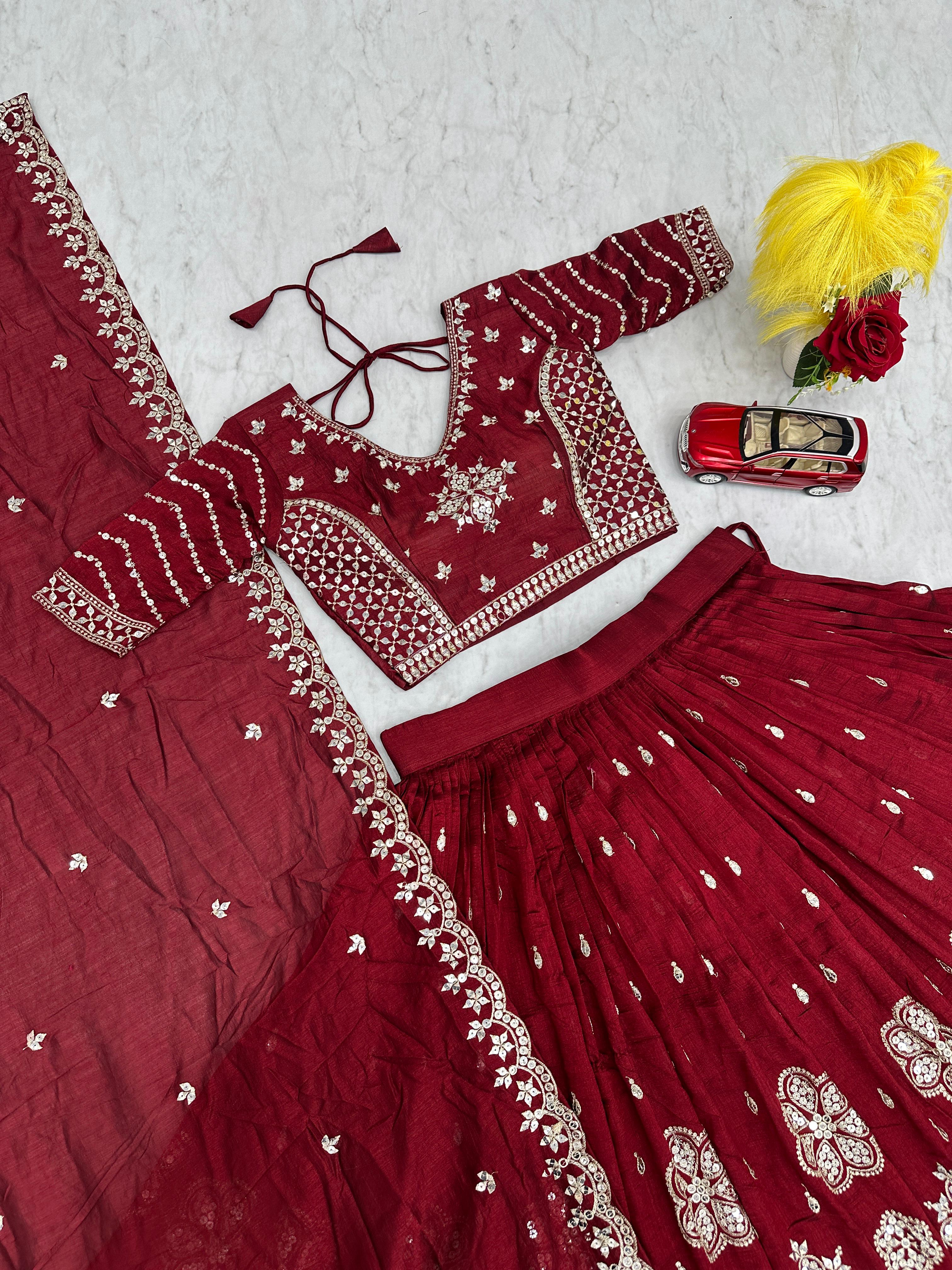 Embroidered Lehenga Choli👗