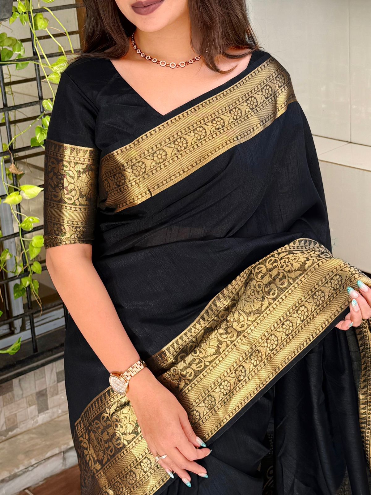 Causal Wear Assam Silk Saree