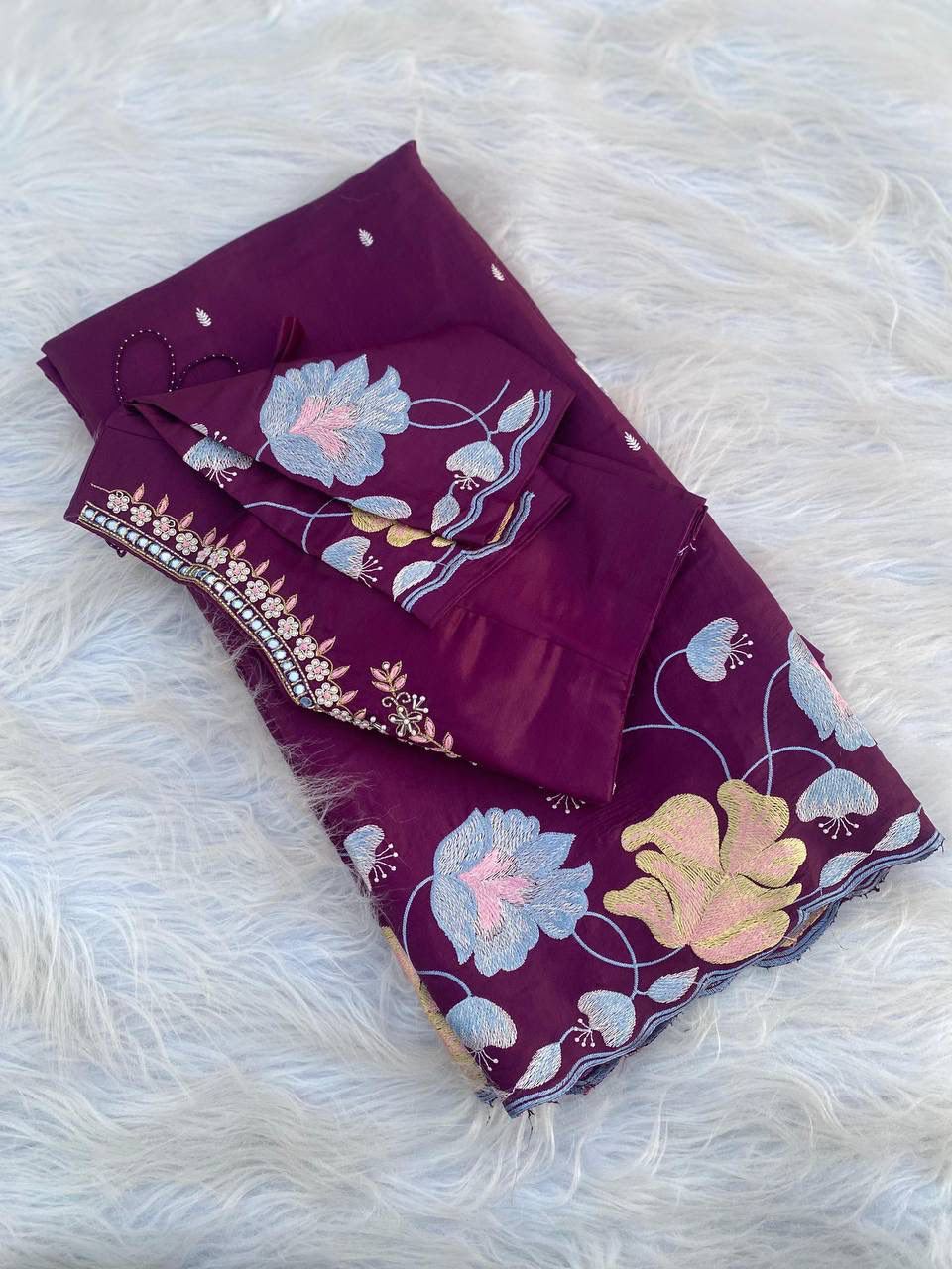 Sharmila Pure Tussar Silk Saree