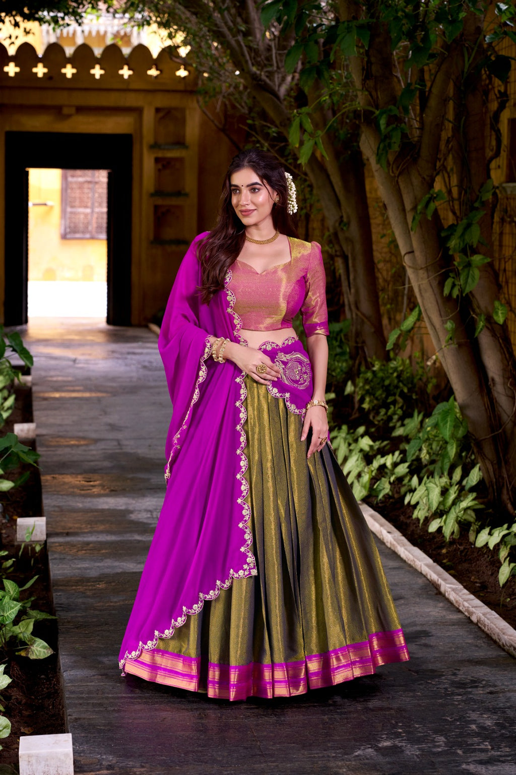 Kanchipuram Silk  Lahenga Collection