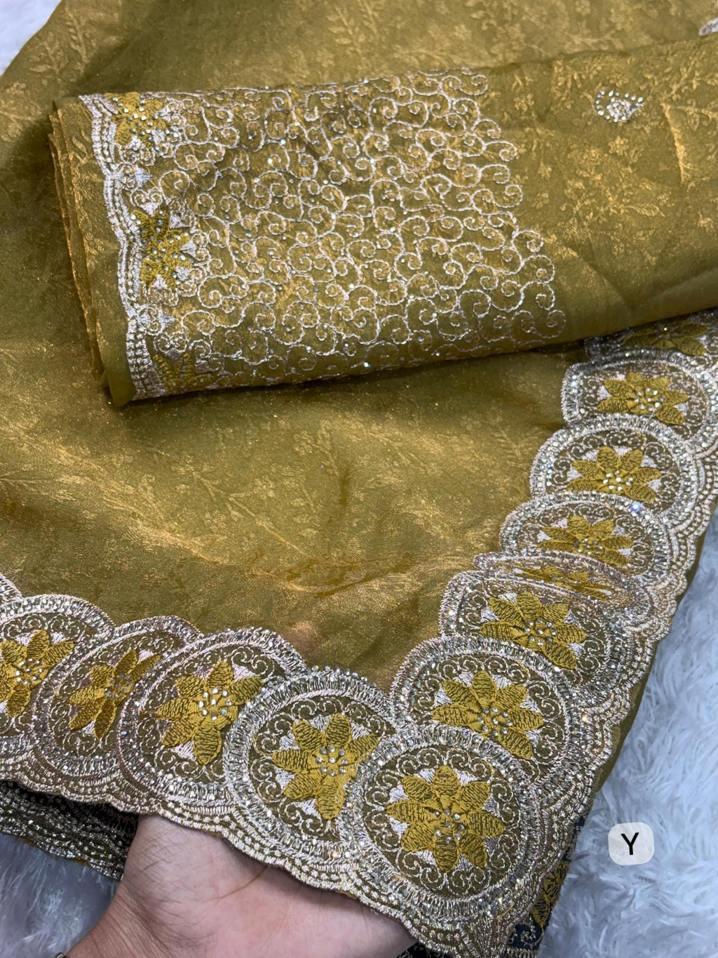 Star Fish Fendy Jacquard Saree