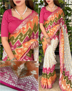 Viscose Georgette Saree