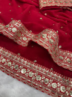Karvachauth Special Red Saree