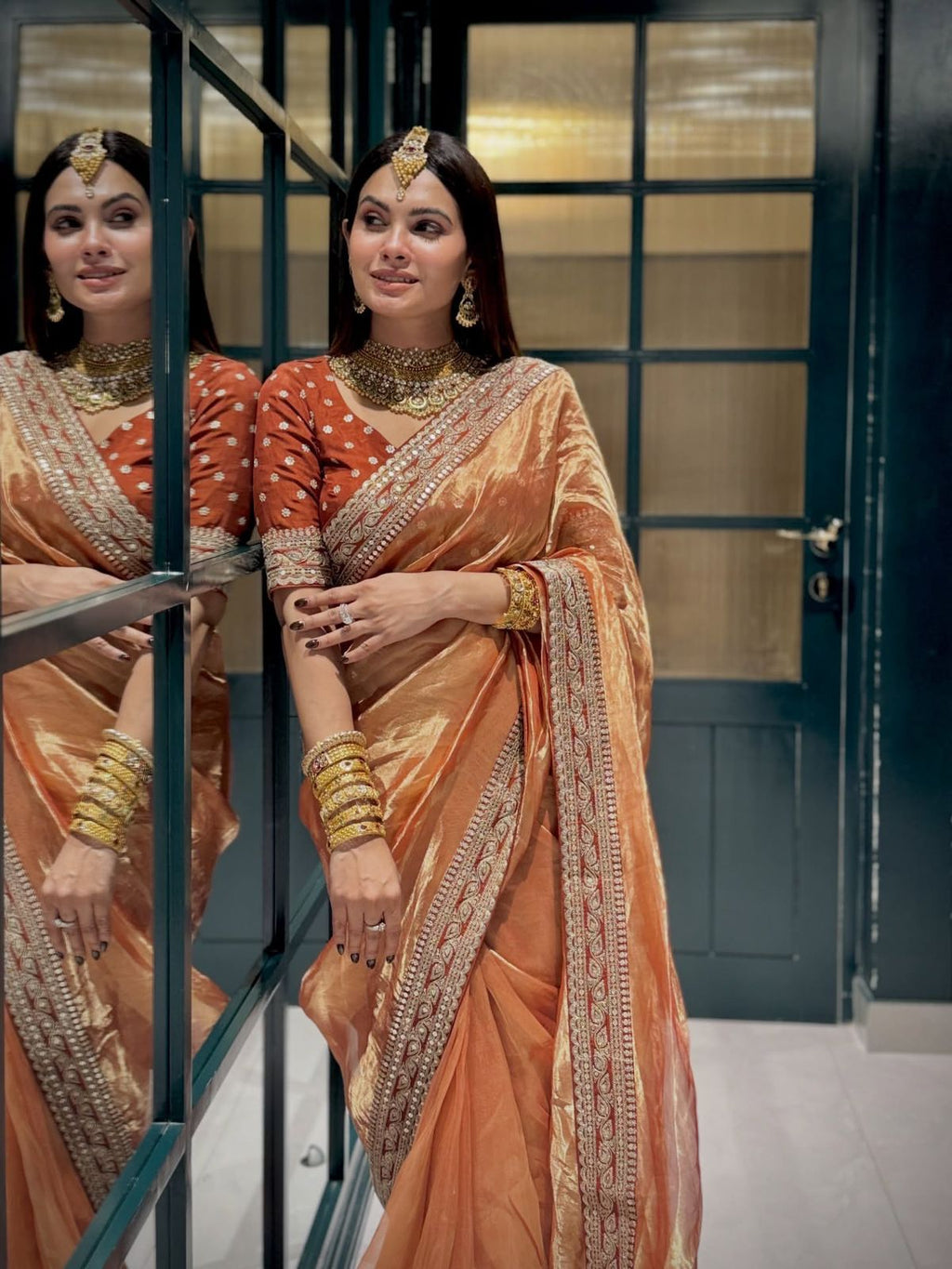 Soft Nc Twill Sequence Saree