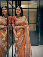 Soft Nc Twill Sequence Saree