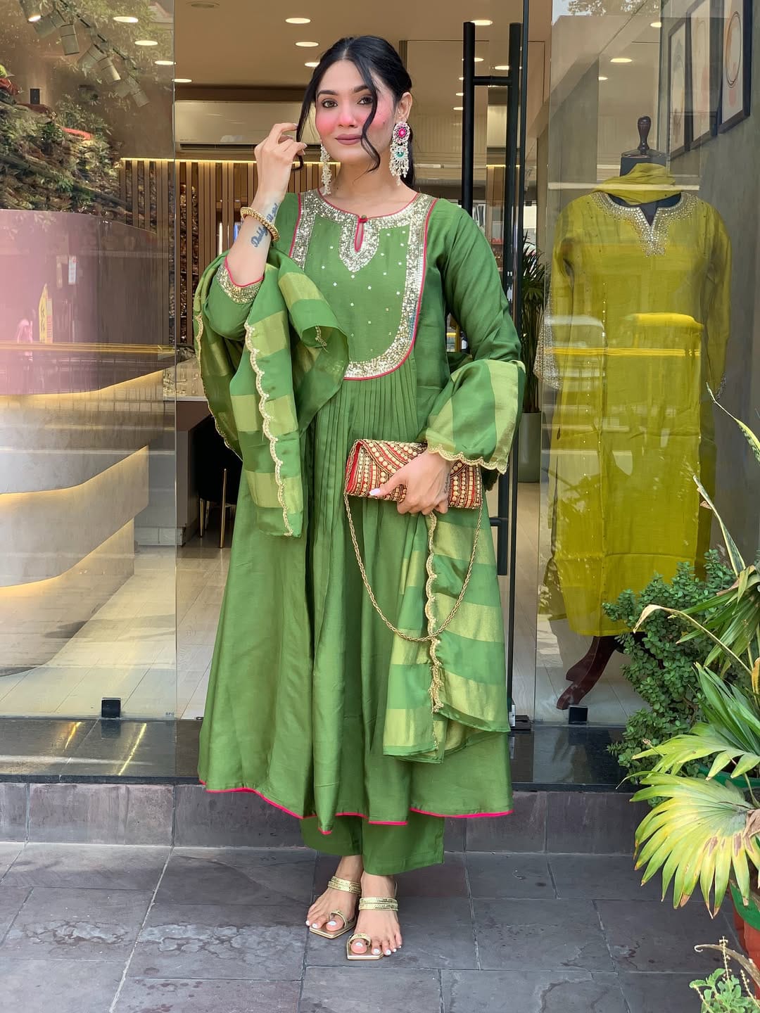 MUL CHANDERI SUITS
