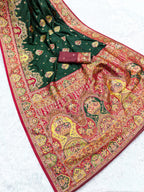 Stunning Pashmina Paithani Silk Saree