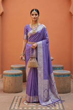 Soft Premium Banarasi silk fabric saree