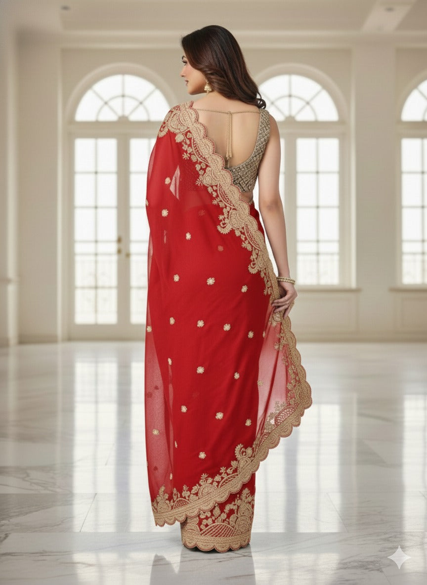 Heavy Soft Rangoli Silk Saree