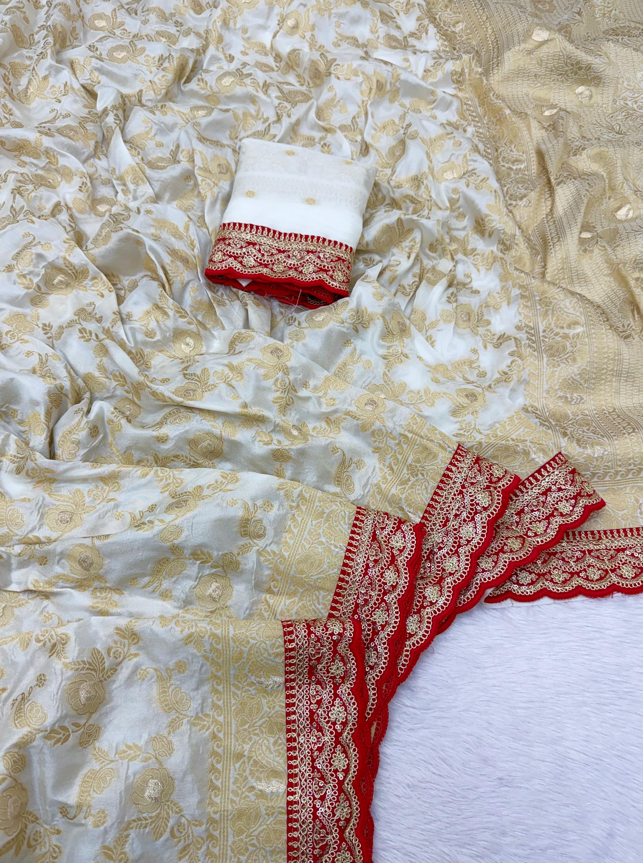 Charming Pure Khadi Saree