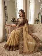 Very soft nd elegant Rich look nc moss pedding fabric Saree