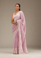 Fox Georgette Sarees in soothing pastel tones