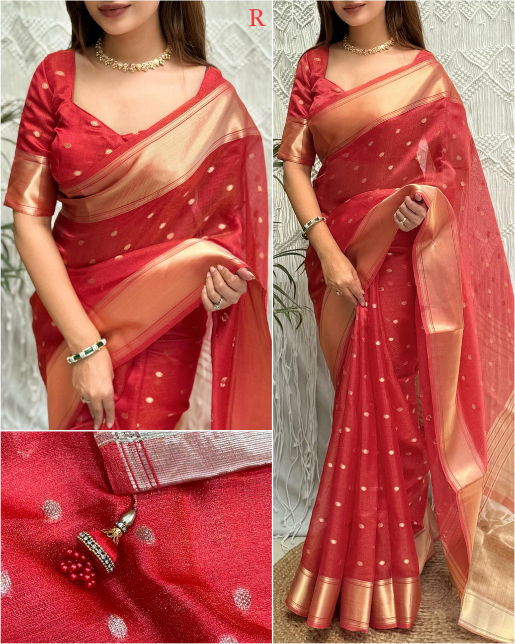 Surii Banarasi Organza Silk Saree