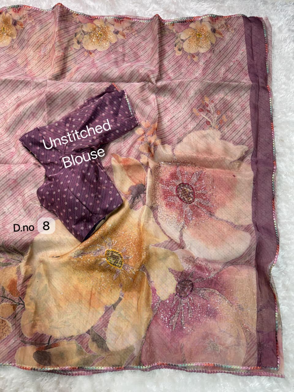 Digital Printed Pure Tissue Organza